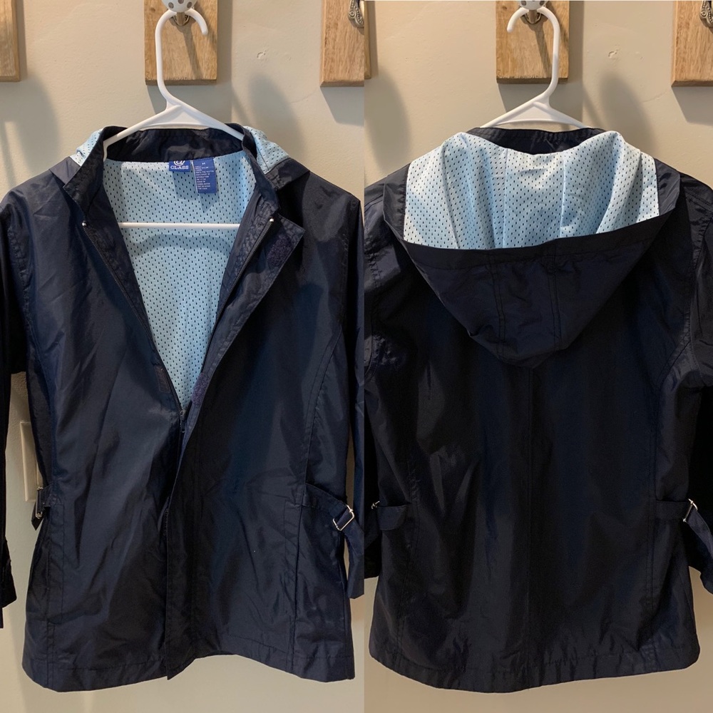 Navy Windbreaker